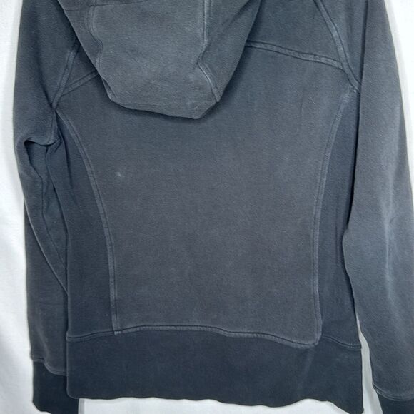 Lululemon Black Full Zip Scuba Hooded Sweatshirt. Size 8. - Picture 9 of 11
